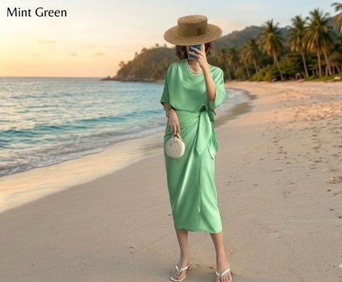Robe maillot Intemporelle Green
